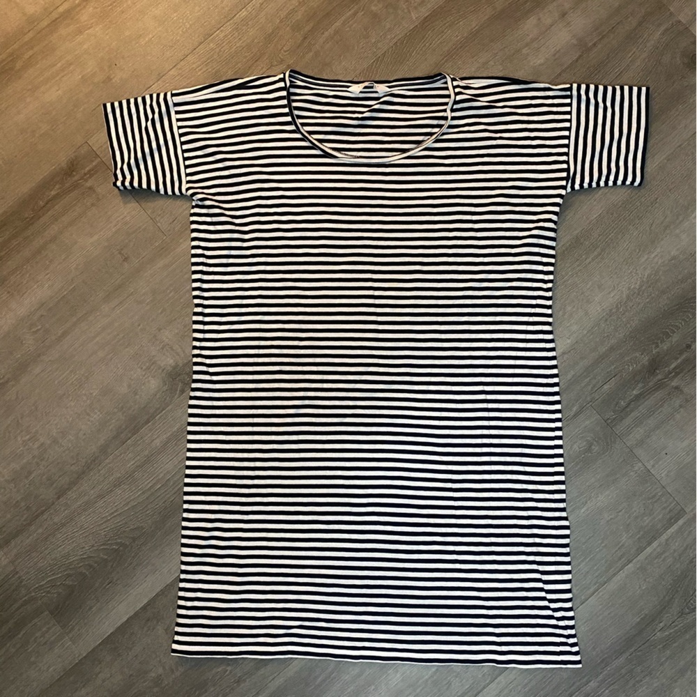 Everlane The Cotton Striped Tee Dress - Picture 4 of 10